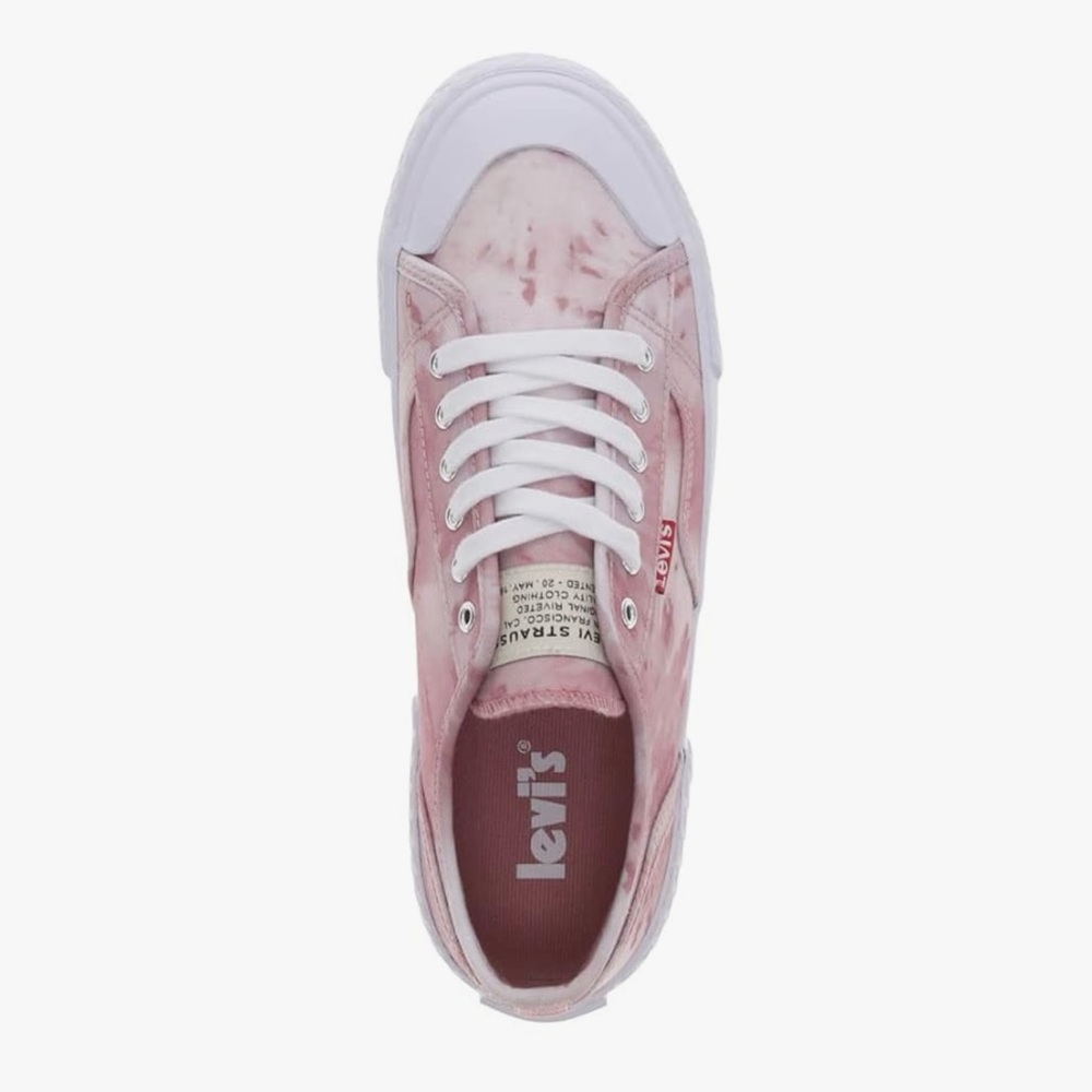 Levi's Women's Pink Patterned Sneakers Brand New - Picture 2 of 16